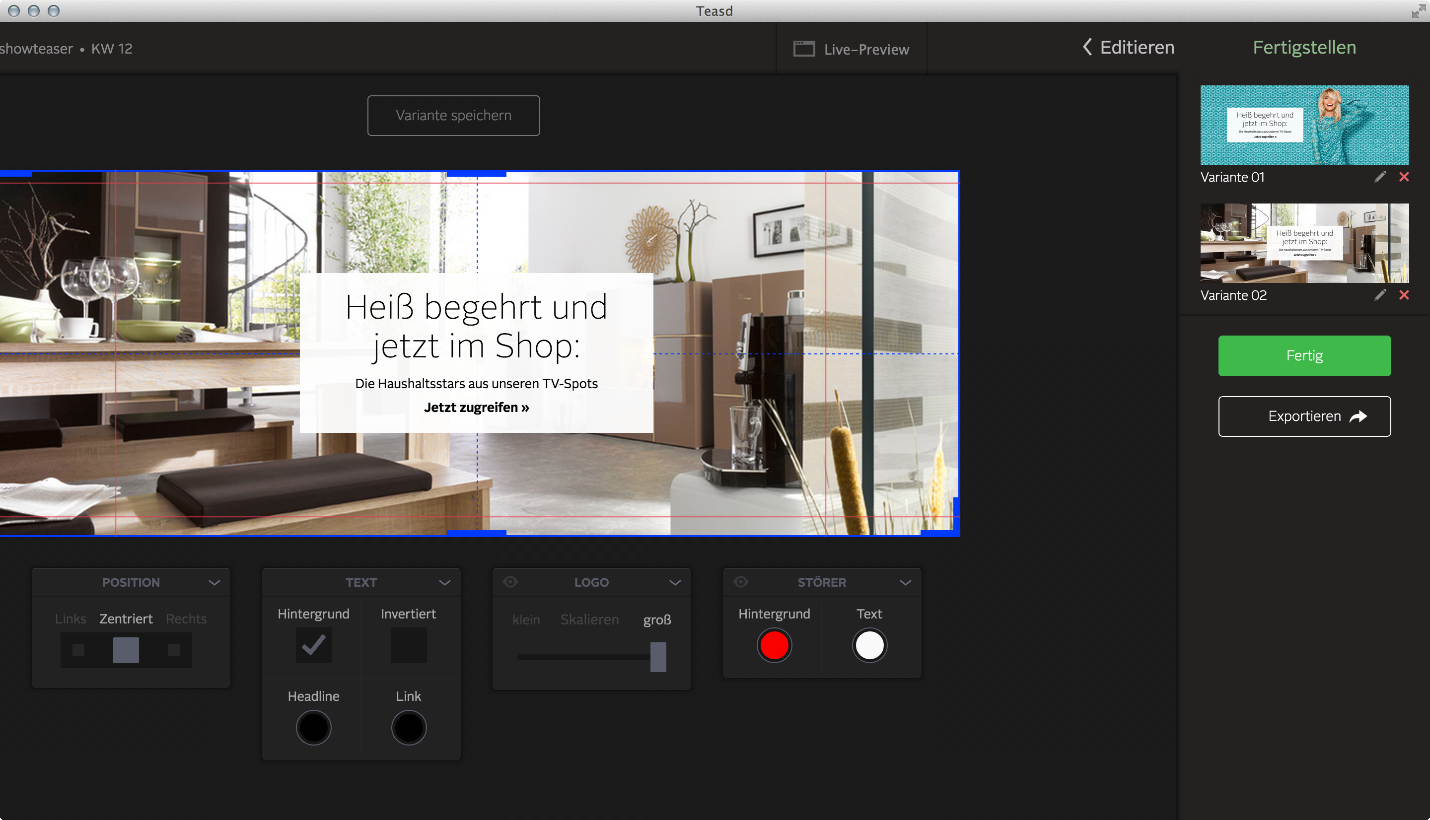 Teasd output: teaser output