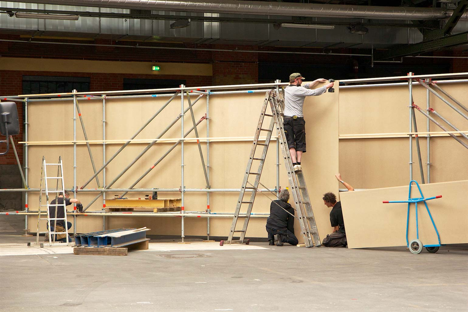 We asked for something big, we got something gigantic: A 14 x 3 meter wall.